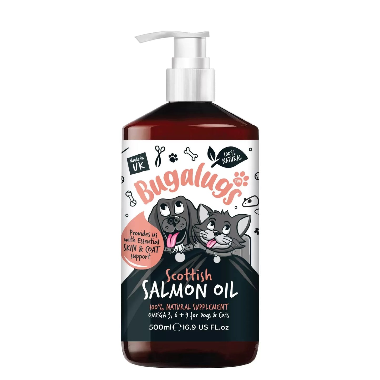 Bugalugs Salmon Oil 500ml