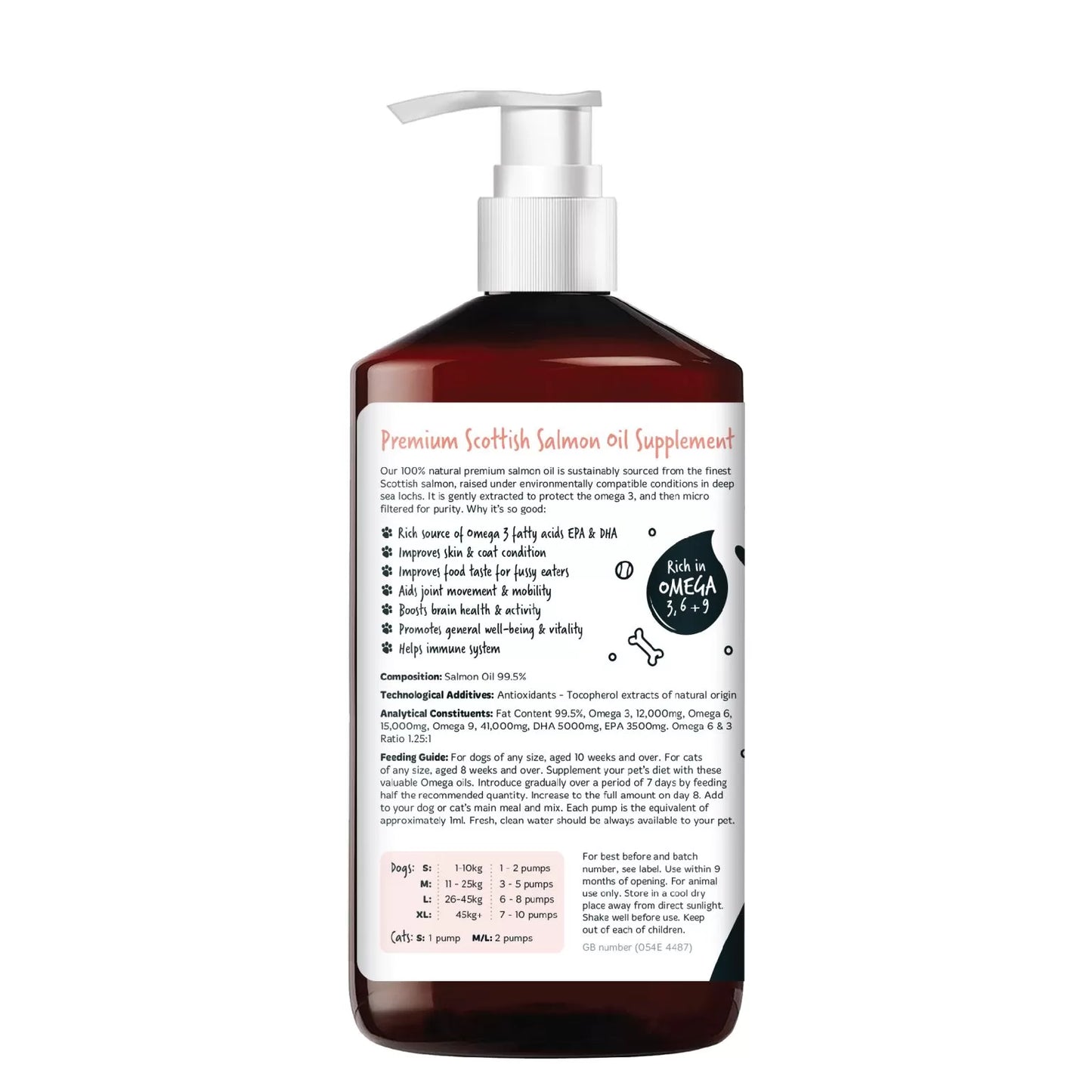Bugalugs Salmon Oil 500ml