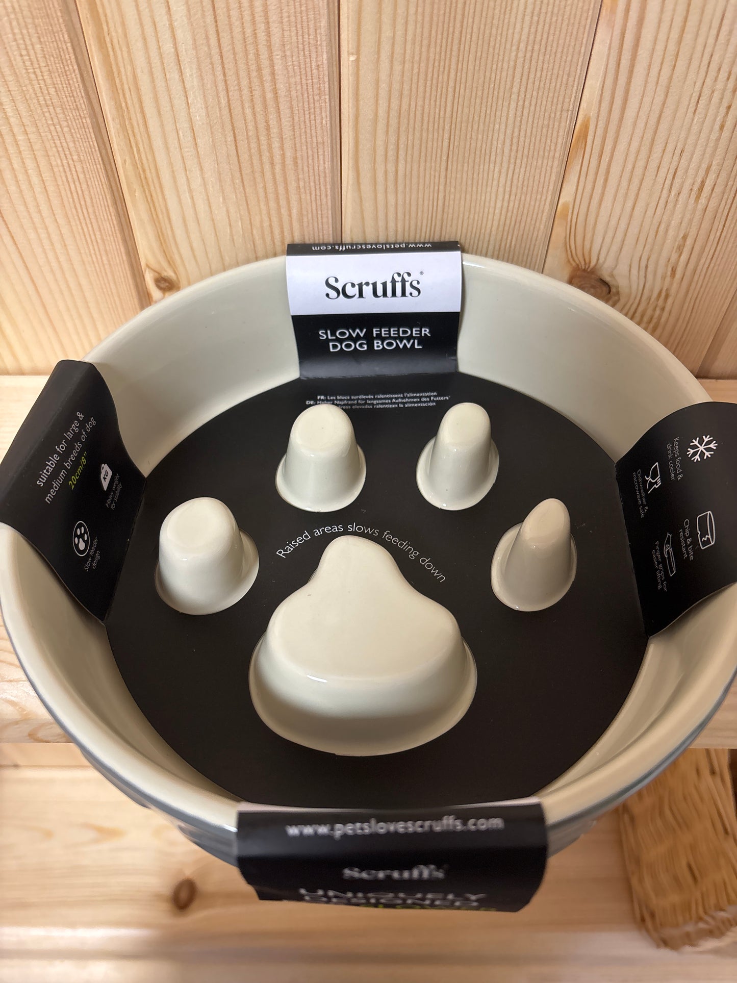 Scruffs Ceramic Slow Feeder 20cm