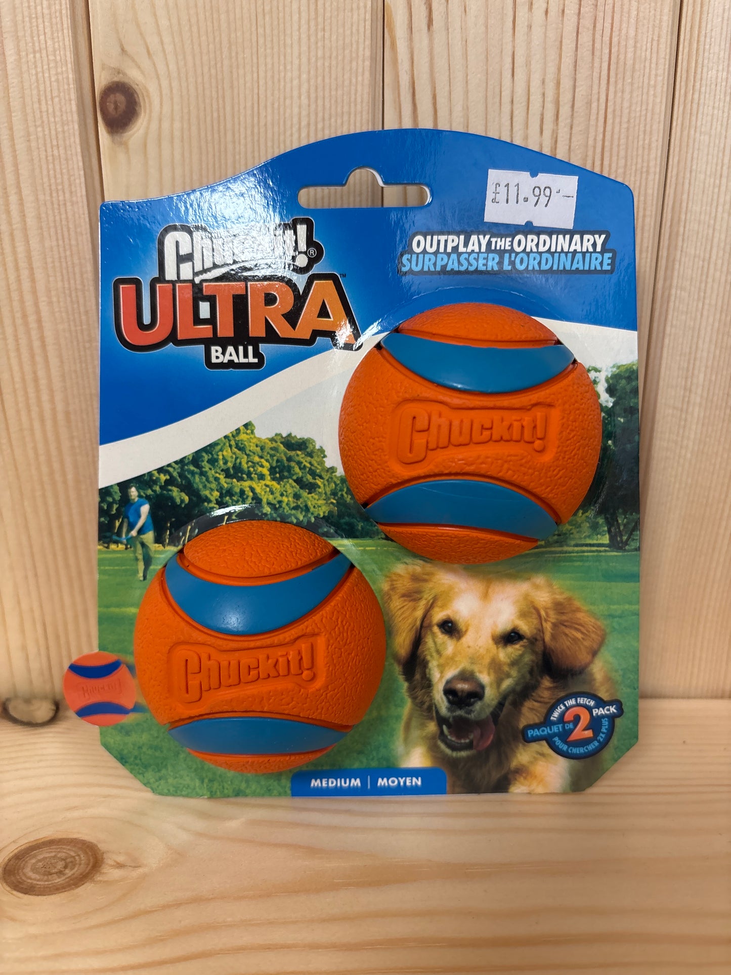 Chuck it Ultra Ball 2 Pack Medium