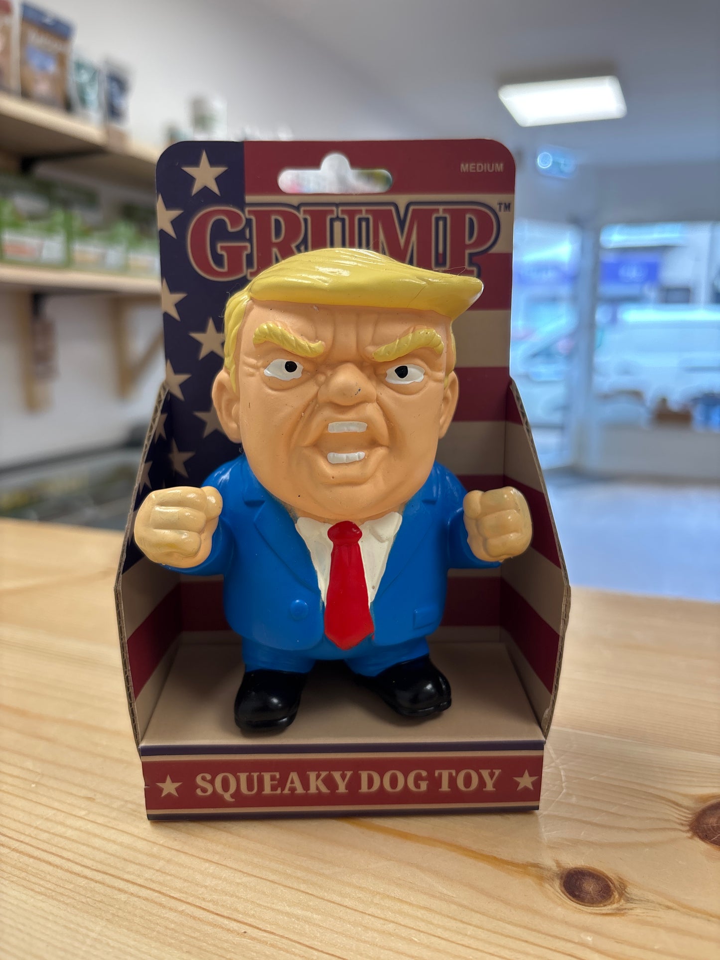 Grump Dog Toy medium