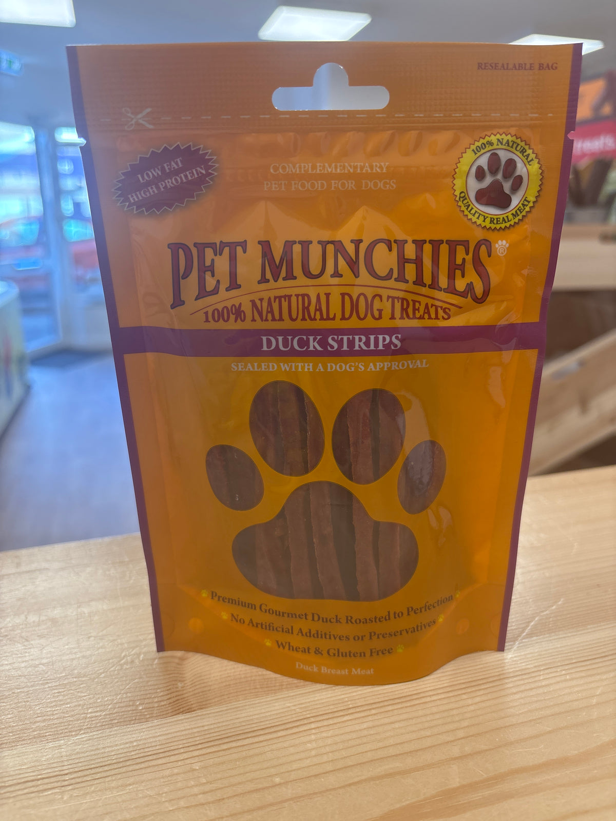 Pet Munchies Duck Strips 90g