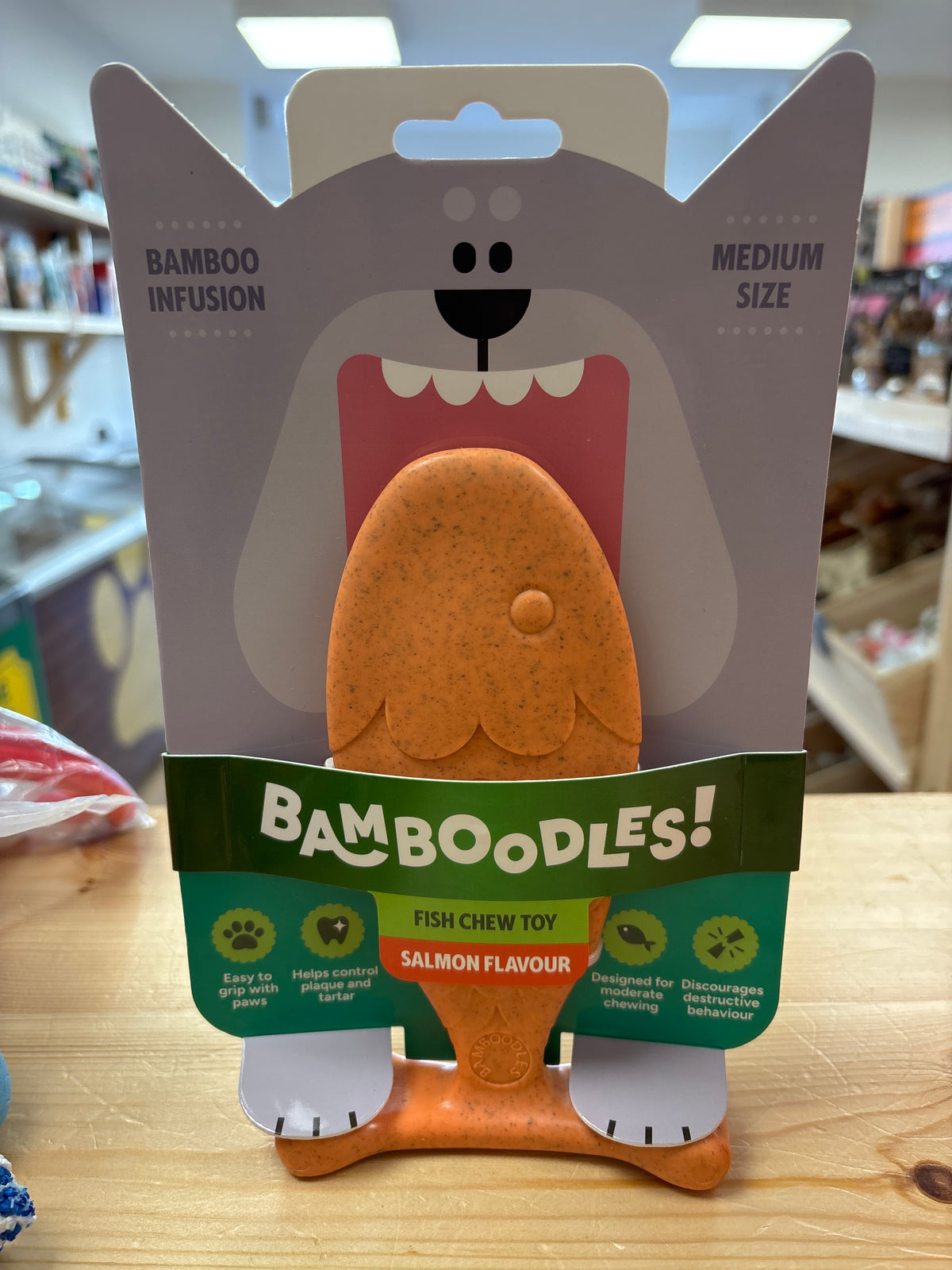 Bamboodles Fish Chew Salmon Medium
