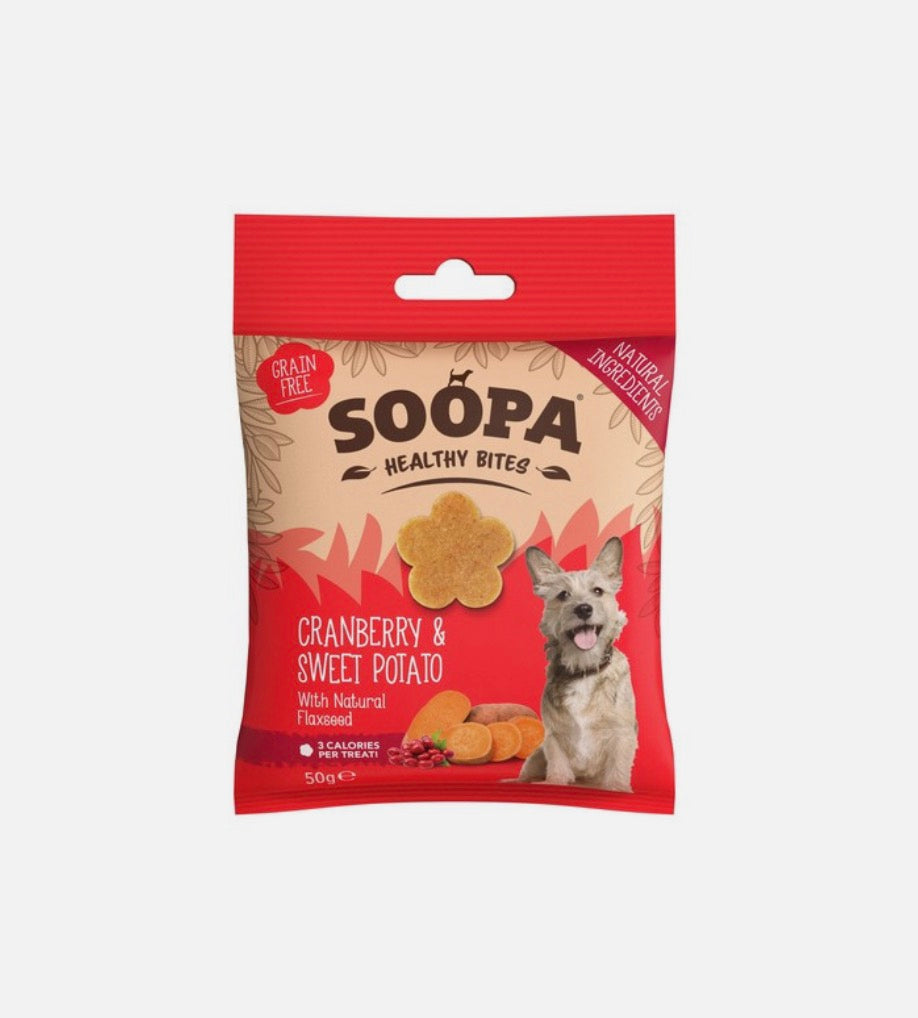 Soopa Cranberry & Sweet Potato Healthy Bites 50g