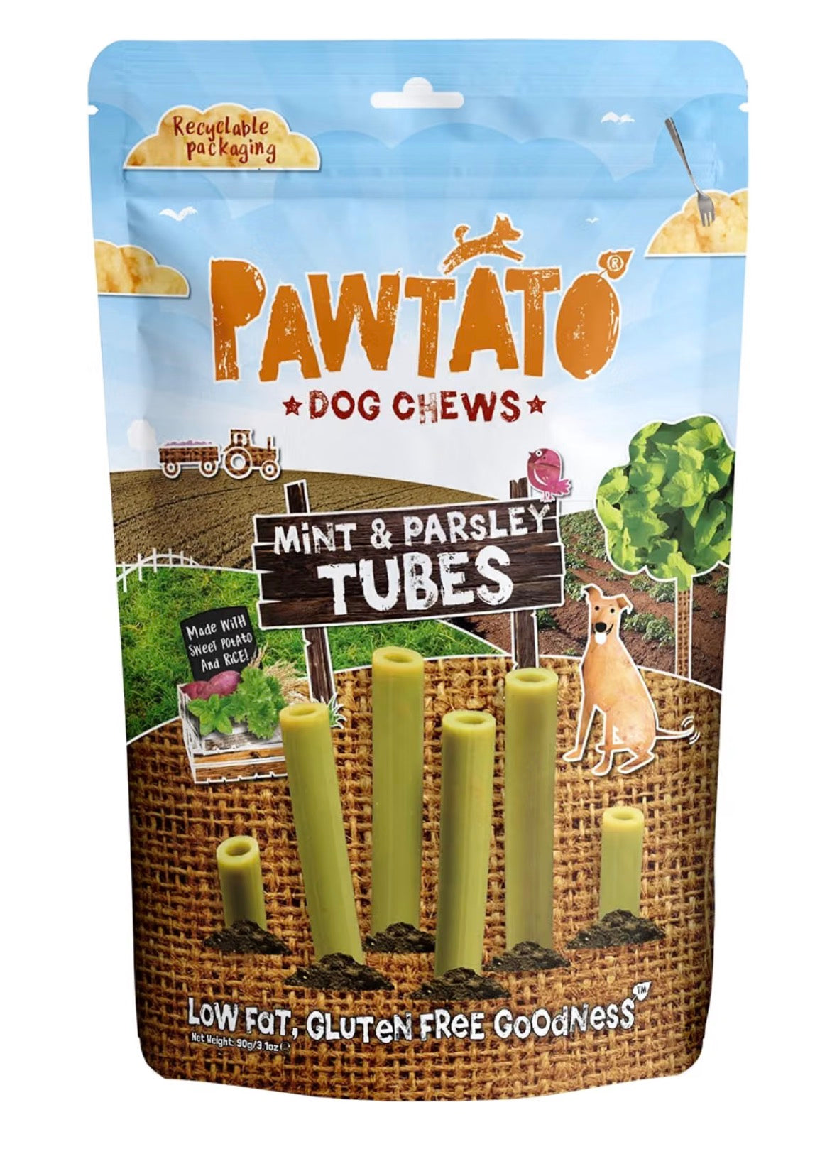 Pawtato Mint & Parsley Tubes