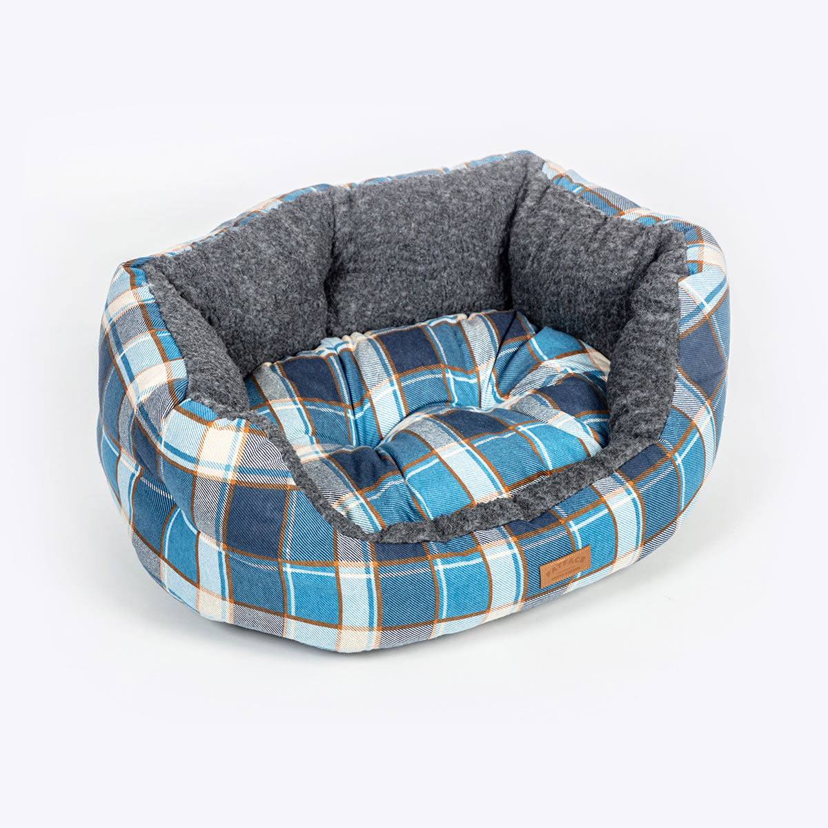 FatFace Fleece Check Deluxe Slumber Bed