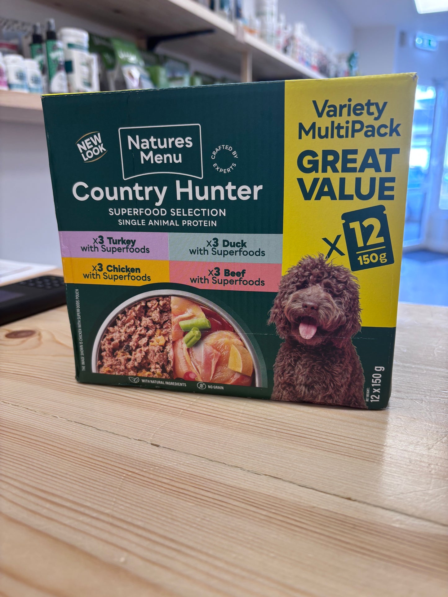 Natures Menu Country Hunter Superfoods Multipack 12x150g