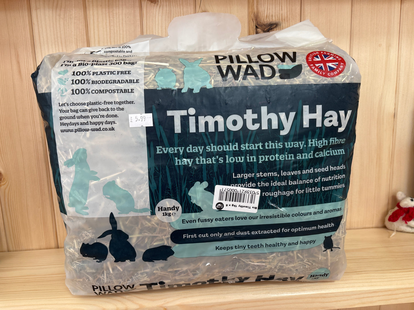 Pillow Wad Timothy Hay 1KG