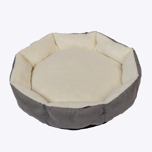 Danish Essentials Quilted Bed Silver Large