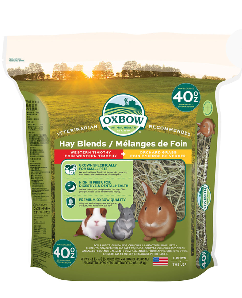 Oxbow Hay Blends Timothy & Orchard 1.1kg DISCOUNTED