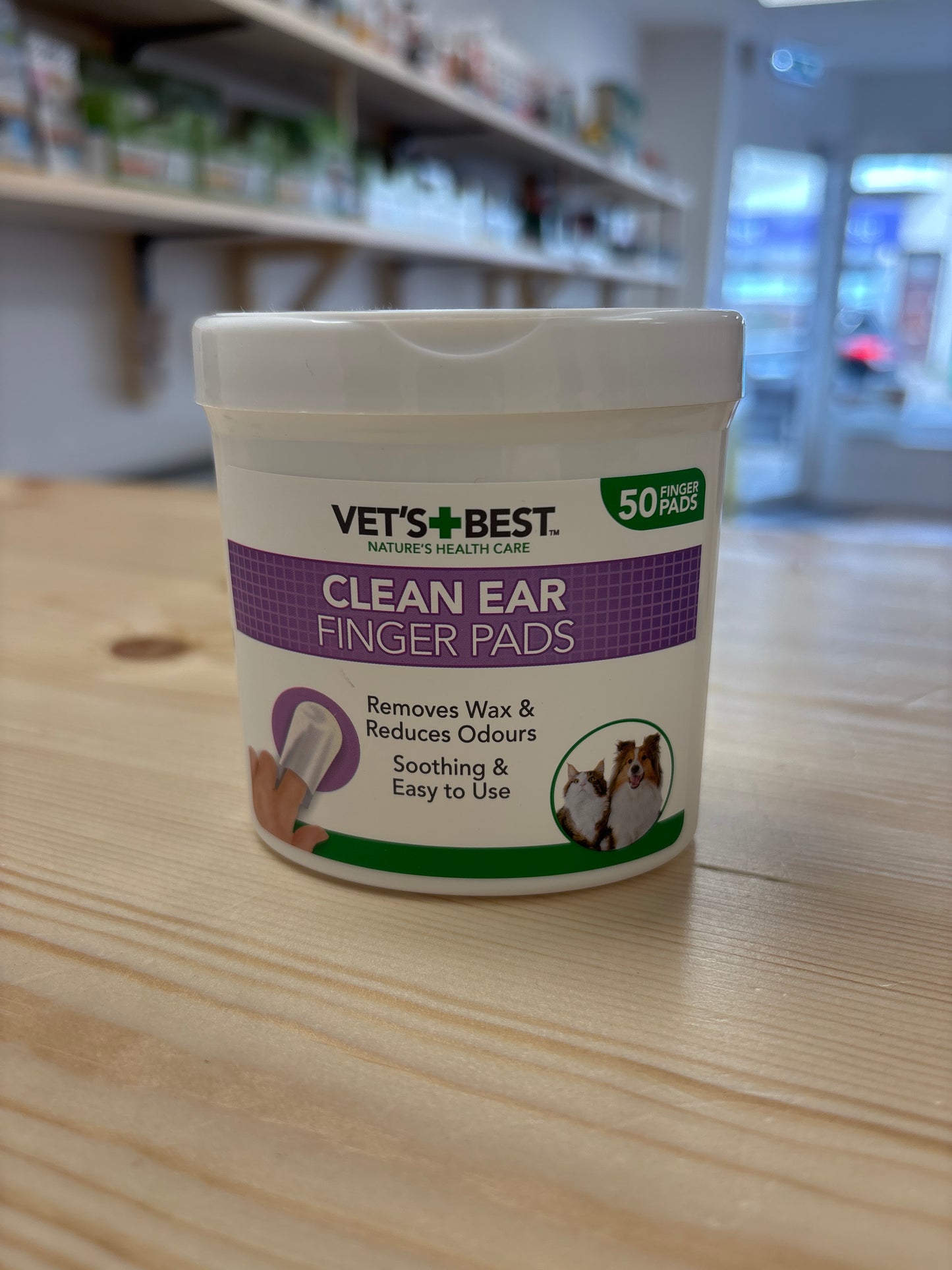 Vets Best Clean Ear Finger Pads 50pack