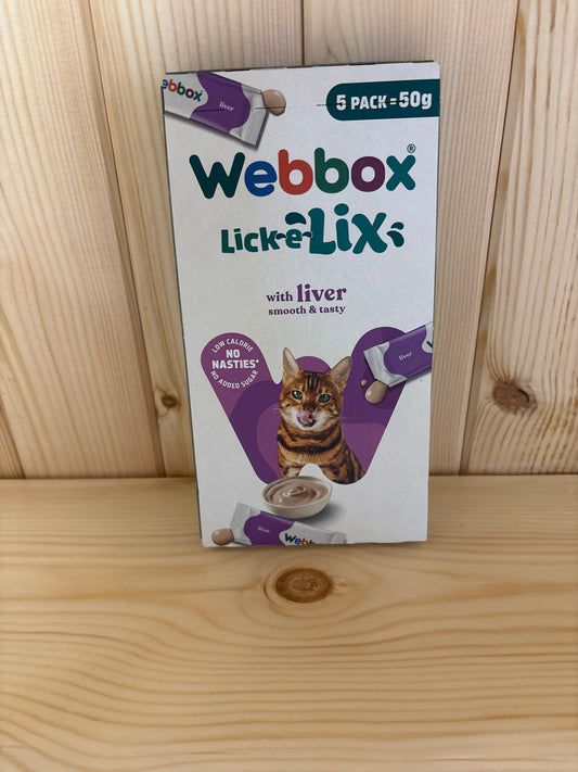 Webbox Lickelix Liver 5pk