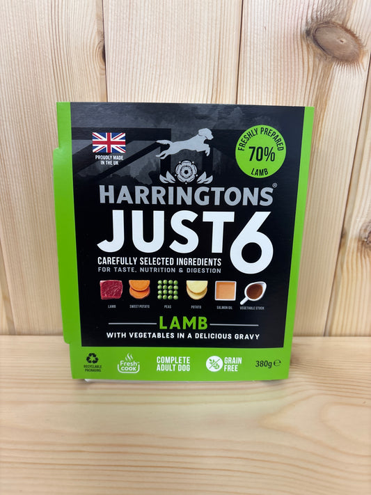 Harringtons Just 6 Lamb 380g