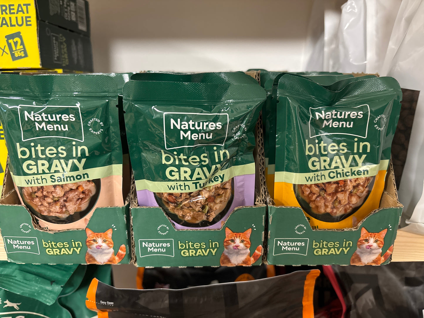 Natures Menu Bites in Gravy Cat 85g