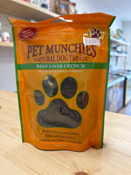 Pet Munchies Beef Liver Crunch 90g