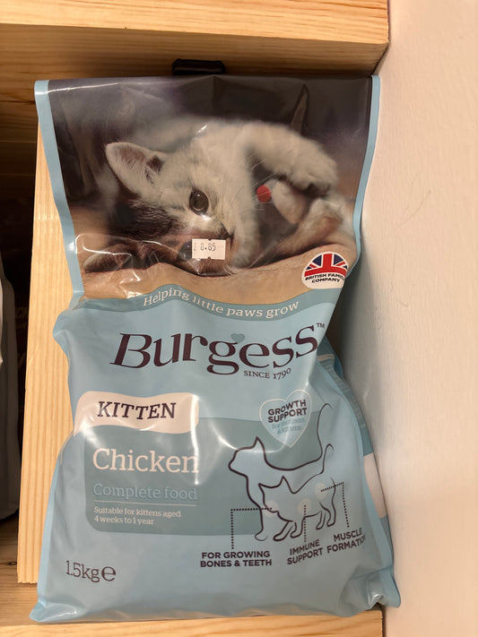 Burgess Kitten Chicken 1.5kg