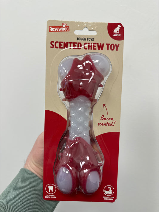 Tough Toys Scented Chew Toy Large Bacon