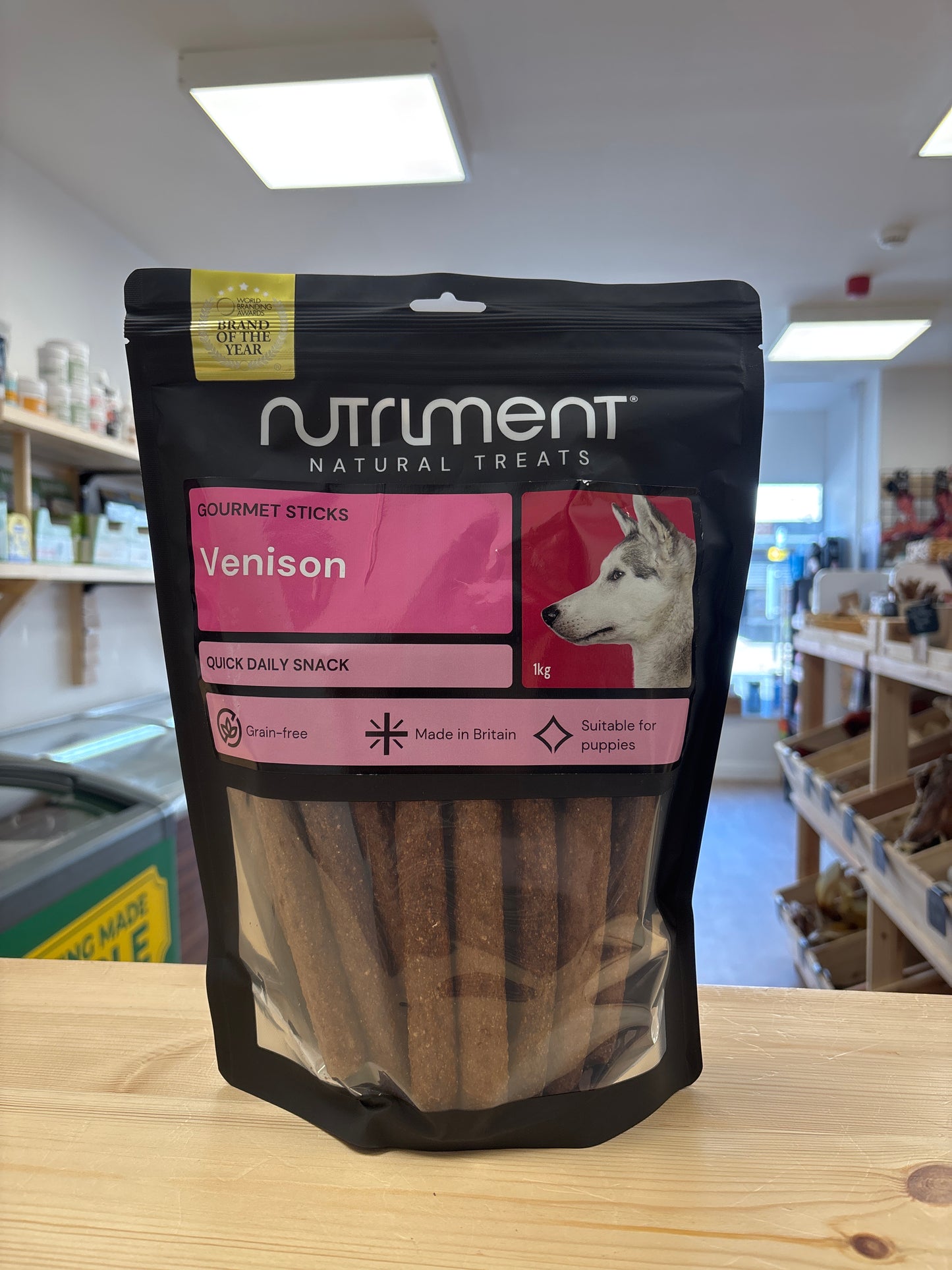 Nutriment Gourmet Long Sausage Venison 1KG