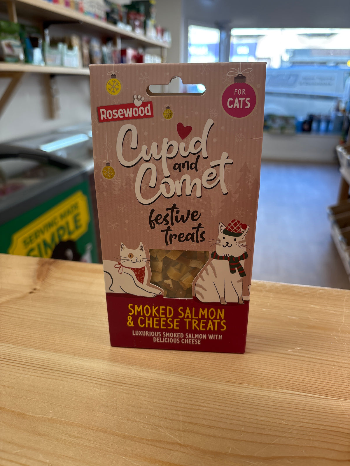 Cupid & Comet Smoked Salmon & Cheese Cat Treats 70g