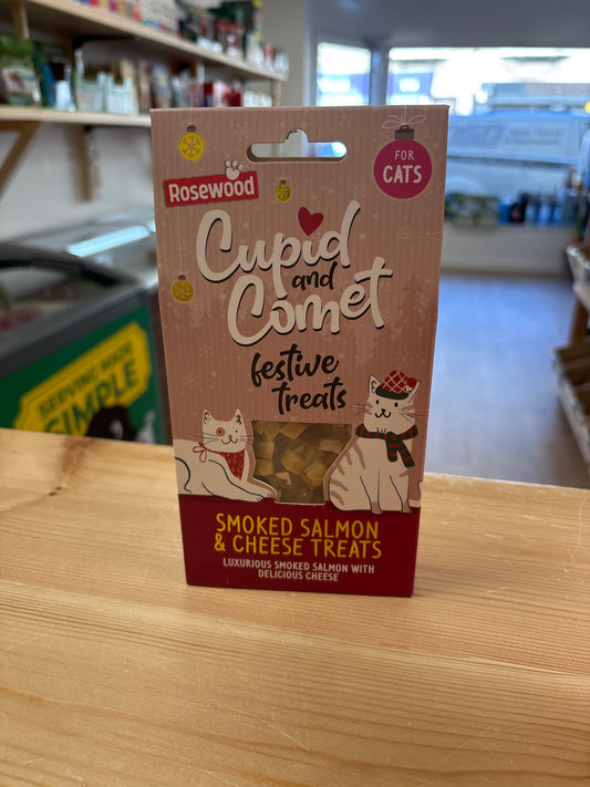 Cupid & Comet Smoked Salmon & Cheese Cat Treats 70g