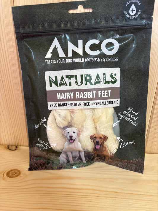Hairy Rabbit Feet 100g