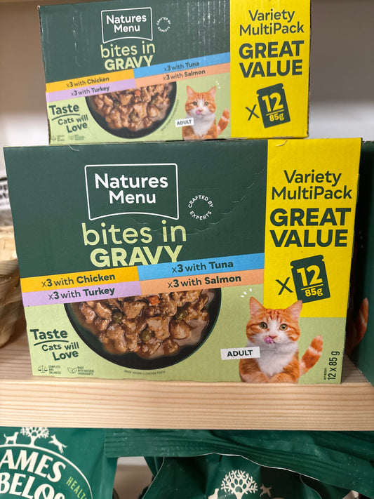 Natures Menu Gravy Bites MultiPack 12