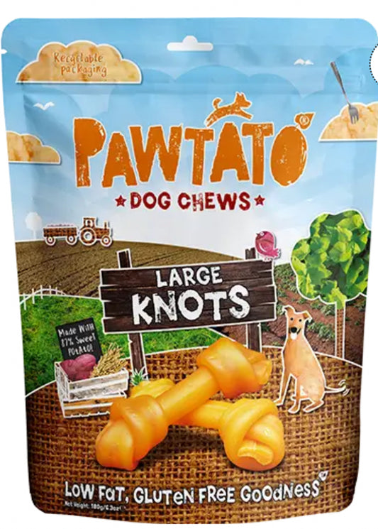 Pawtato Large Knots 180g