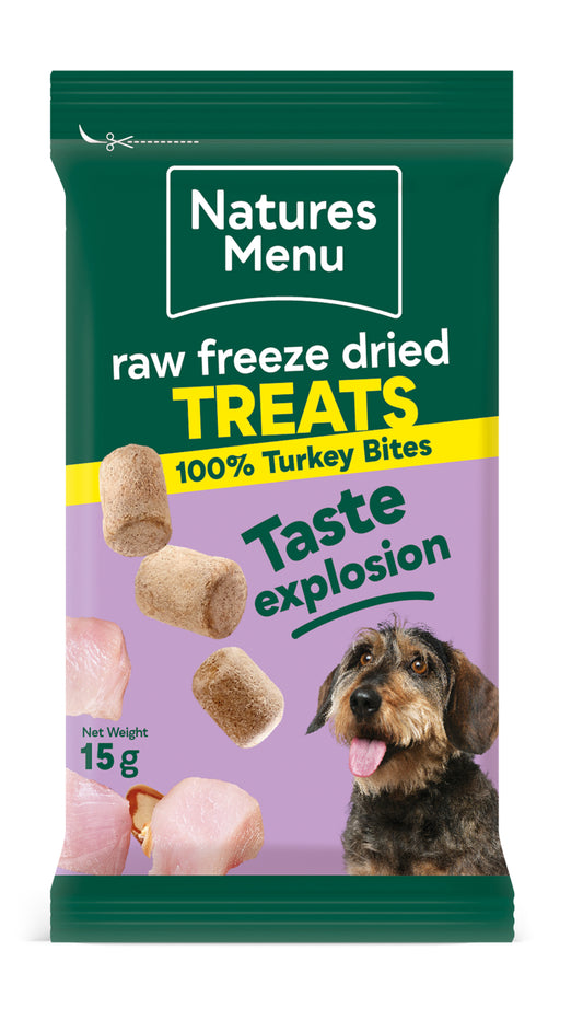 Natures Menu Raw Freeze Dried Treats, Turkey 15g