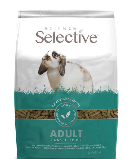 Science Selective Adult Rabbit Food 1.5kg