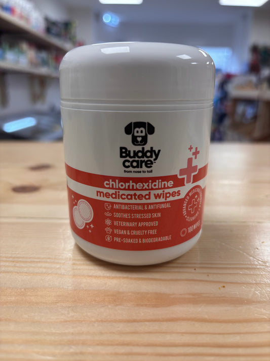 Buddycare Chlorhexidine Wipes (100)
