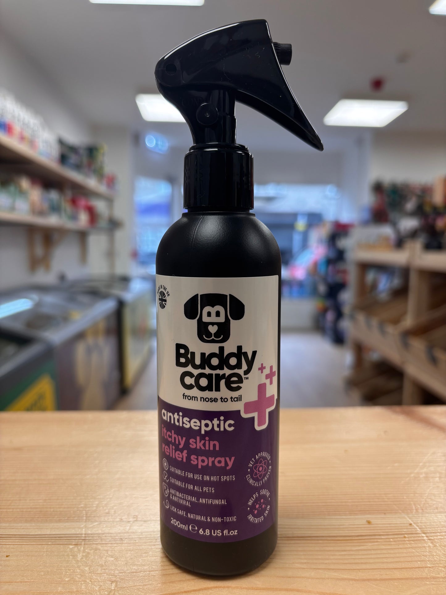 Buddycare Pet Antiseptic Itchy Skin & Hot Spot Relief Spray - 200ml