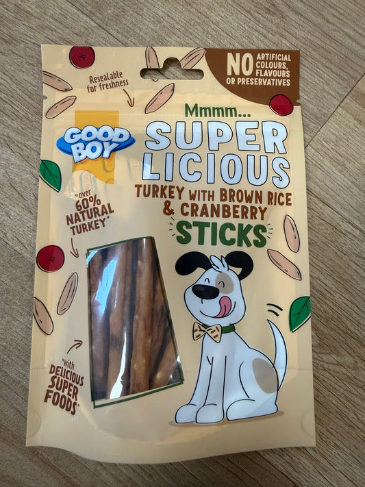 GB Superlicious Turkey, BR & Cranberry Stick