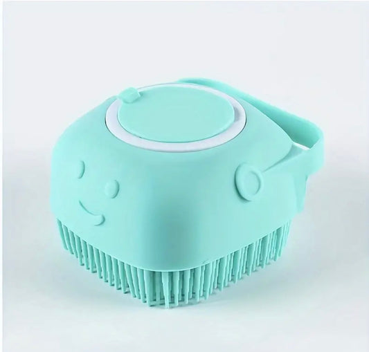 Silicone pet shampoo brush